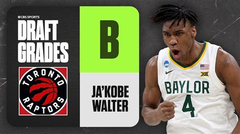 Raptors Select Ja'Kobe Walter No. 19 Overall at 2024 NBA Draft.